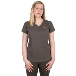 Fox Tee Shirt Manches Courtes Femme Wc V Neck T - Olive * T-Shirts, Polos & Chemises