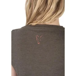 Fox Tee Shirt Manches Courtes Femme Wc V Neck T - Olive * T-Shirts, Polos & Chemises