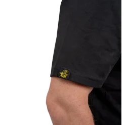 Tee Shirt Manches Courtes Homme Black Cat Logo Black Tshirt - Noir
