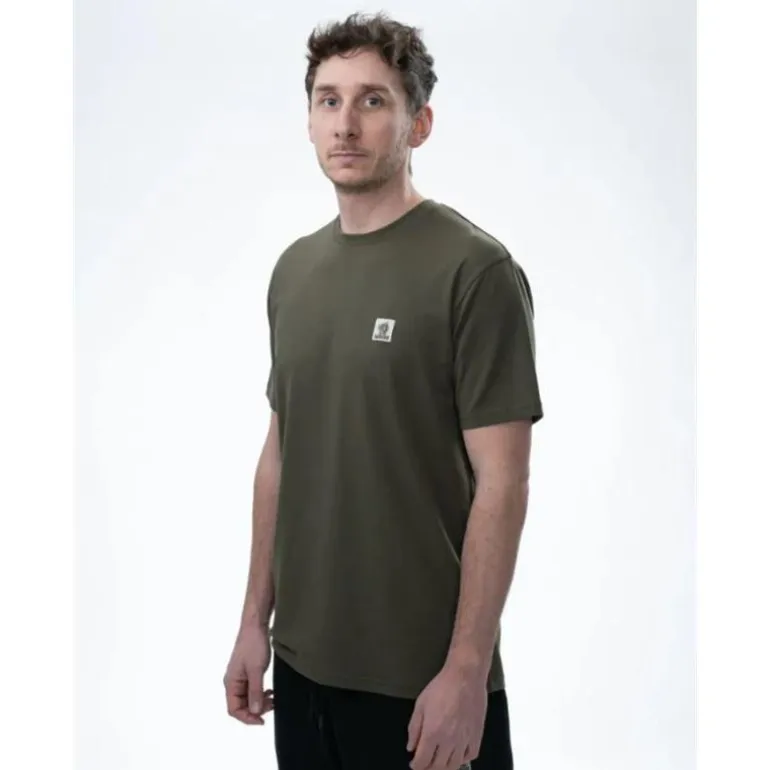 Tee Shirt Manches Courtes Homme Nash Make It Happen Badge - Vert