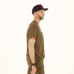 Trakker Tee Shirt Manches Courtes Homme Cr Logo T-Shirt - Kaki * T-Shirts, Polos & Chemises