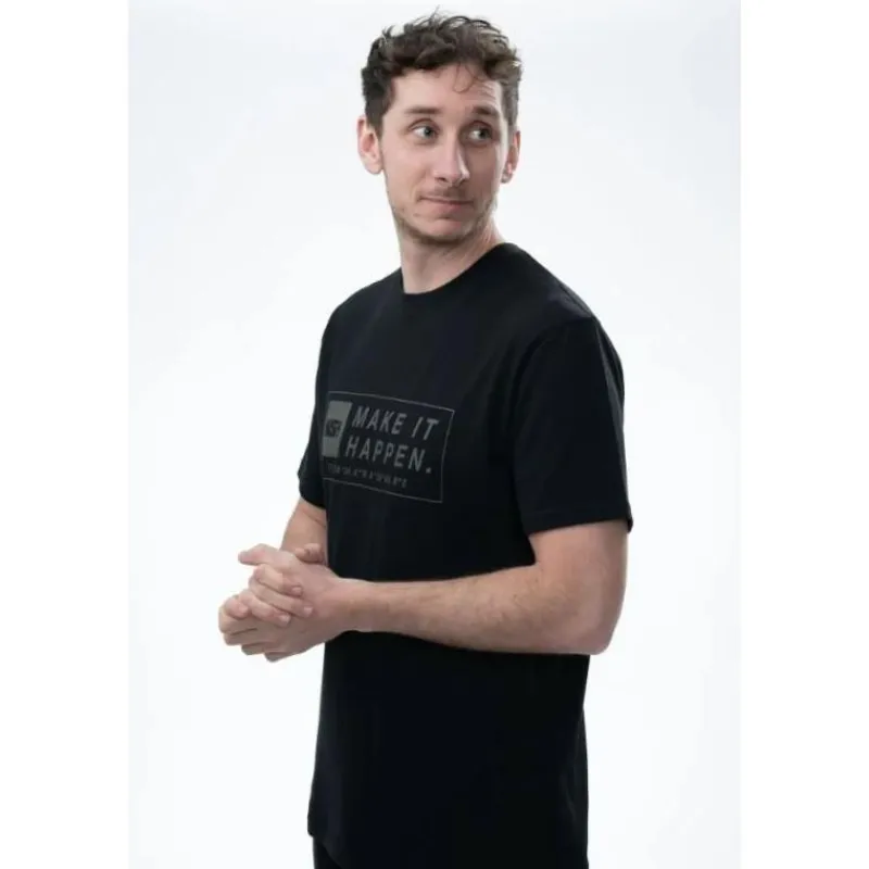 Nash Tee Shirt Manches Courtes Homme Make It Happen Coordinates - Noir * T-Shirts, Polos & Chemises