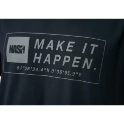 Nash Tee Shirt Manches Courtes Homme Make It Happen Coordinates - Noir * T-Shirts, Polos & Chemises