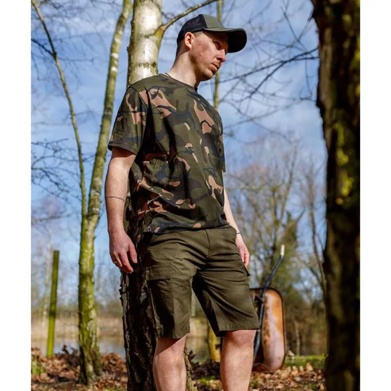 Tee Shirt Manches Courtes Homme Nash Make It Happen Carp Logo - Ecru