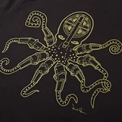 Tee Shirt Manches Courtes Homme Trakker Octopus Rs - Noir
