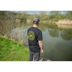 Fox Matrix Tee Shirt Manches Courtes Homme Large Logo T-Shirt - Noir * T-Shirts, Polos & Chemises