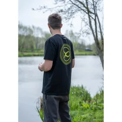 Fox Matrix Tee Shirt Manches Courtes Homme Large Logo T-Shirt - Noir * T-Shirts, Polos & Chemises