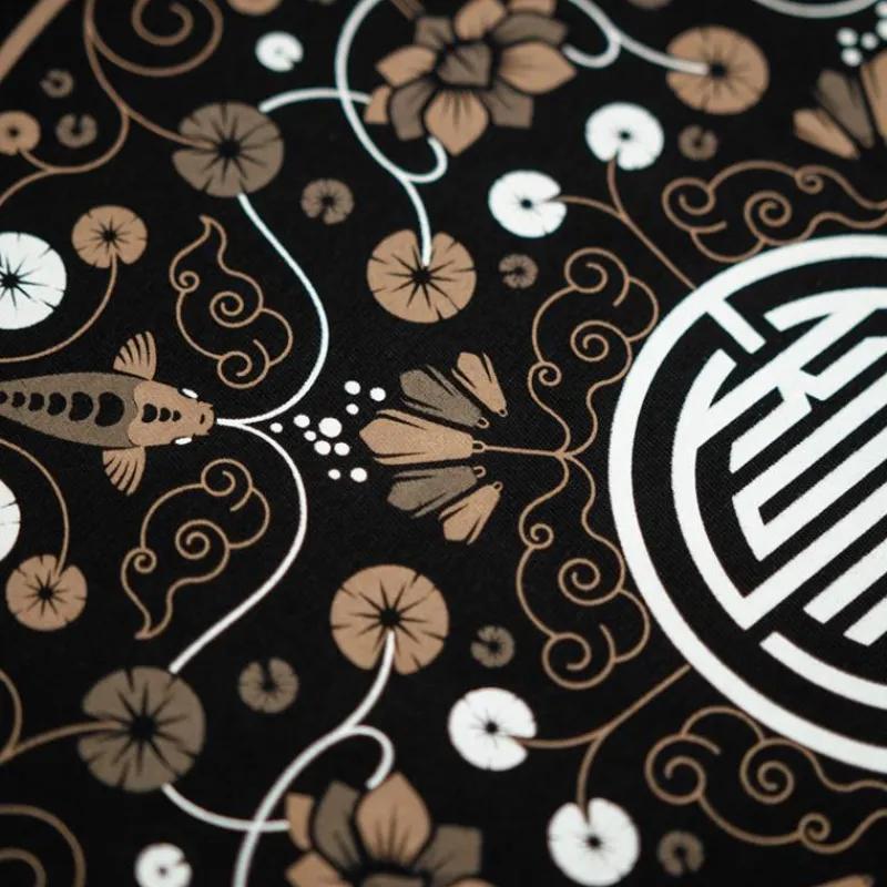 Kumu Tee Shirt Manches Courtes Homme Lotus - Noir * T-Shirts, Polos & Chemises