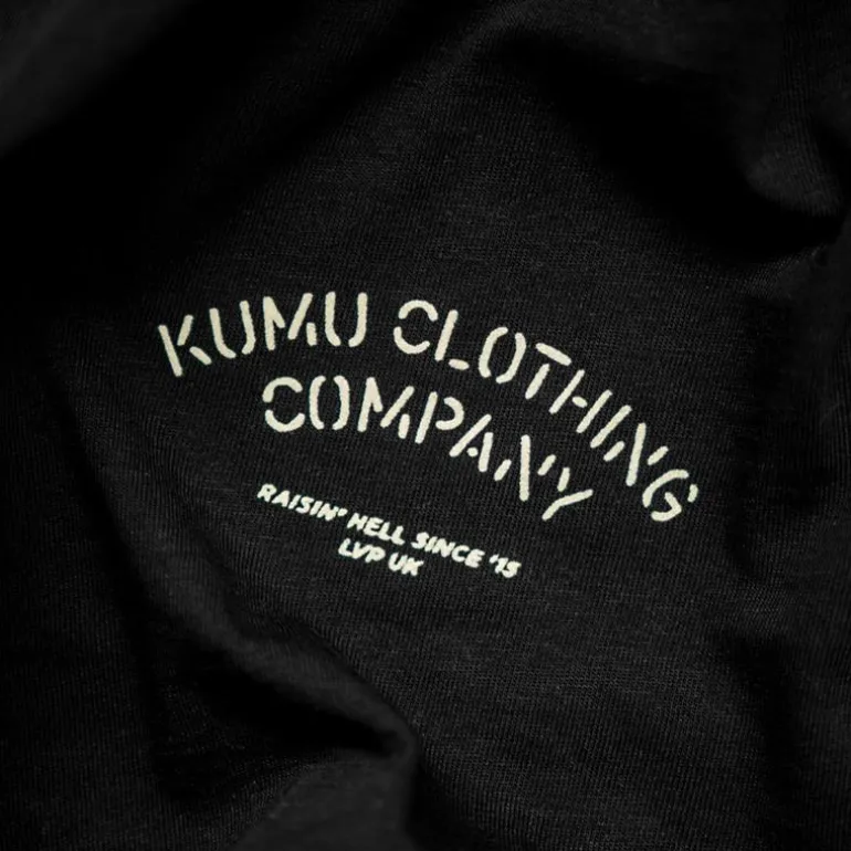 Tee Shirt Manches Courtes Homme Kumu Carp Gods - Noir