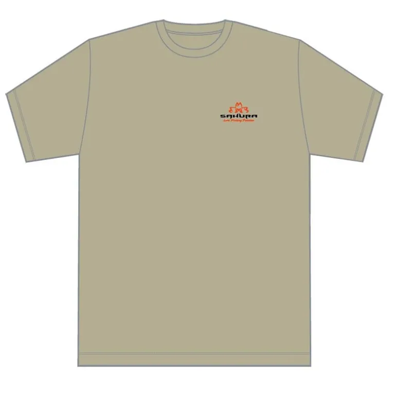 Tee Shirt Manches Courtes Homme Sakura - Olive
