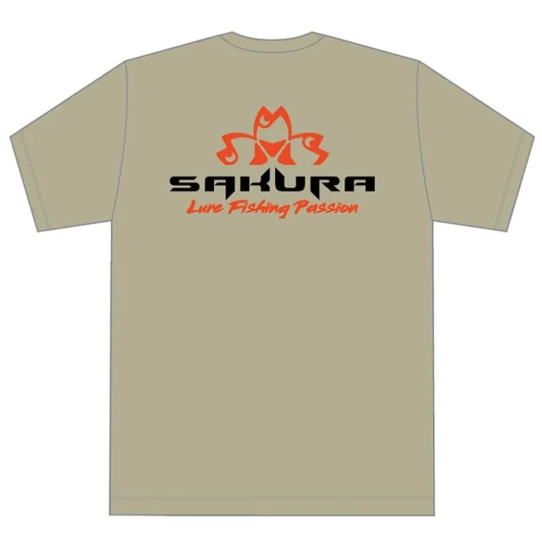 Tee Shirt Manches Courtes Homme Sakura - Olive