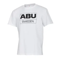 Tee Shirt Manches Courtes Homme Abu Garcia Legacy Sweden Logo T-Shirt - White