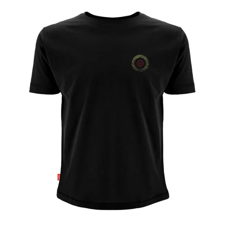 Tee Shirt Manches Courtes Homme Kumu Ourobouros T-Shirt - Noir