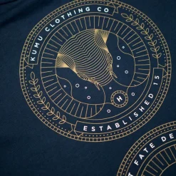 Kumu Tee Shirt Manches Courtes Homme Heads Or Tail - Bleu * T-Shirts, Polos & Chemises