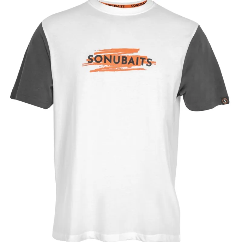 Sonubaits Tee Shirt Manches Courtes Homme - Blanc * T-Shirts, Polos & Chemises