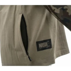 Nash Tee Shirt Manches Courtes Homme Zt Hd Long Sleeve - Kaki * T-Shirts, Polos & Chemises