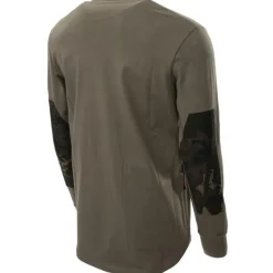 Nash Tee Shirt Manches Courtes Homme Zt Hd Long Sleeve - Kaki * T-Shirts, Polos & Chemises