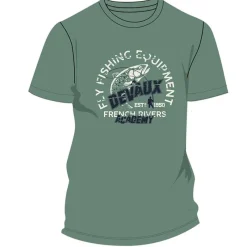 Devaux Tee Shirt Manches Courtes Homme Academy - Vert D'eau * T-Shirts, Polos & Chemises