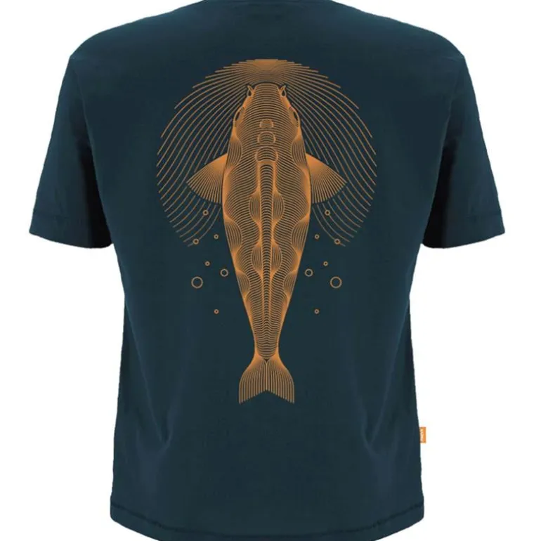 Tee Shirt Manches Courtes Homme Kumu Tshirt Ripples - Bleu