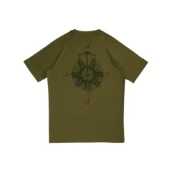 Trakker Tee Shirt Manches Courtes Homme Tempest T-Shirt - Vert * T-Shirts, Polos & Chemises