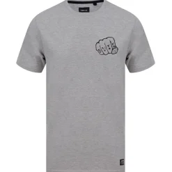 Navitas Tee Shirt Manches Courtes Homme Knuckles T-Shirt - Gris * T-Shirts, Polos & Chemises