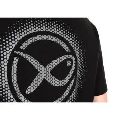 Fox Matrix Tee Shirt Manches Courtes Homme Large Fade T-Shirt Black/Grey - Noir * T-Shirts, Polos & Chemises
