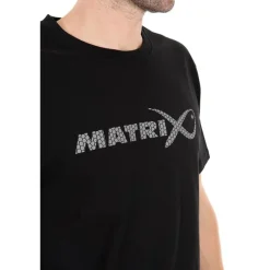 Fox Matrix Tee Shirt Manches Courtes Homme Large Fade T-Shirt Black/Grey - Noir * T-Shirts, Polos & Chemises