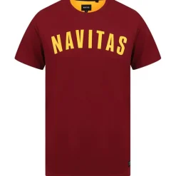 Navitas Tee Shirt Manches Courtes Homme Sloe T-Shirt - Burgundy * T-Shirts, Polos & Chemises