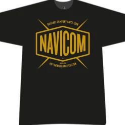 Navicom Tee Shirt Manches Courtes Homme 2020 Anniversaire 40 Ans - Noir * T-Shirts, Polos & Chemises