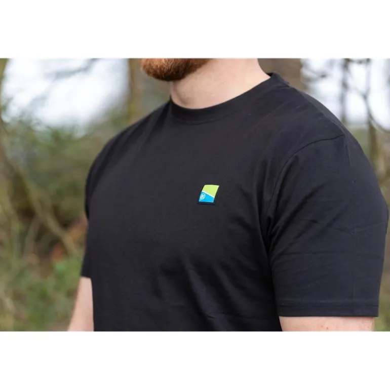 Tee Shirt Manches Courtes Homme Preston Innovations Lightweight Black T-Shirt - Noir