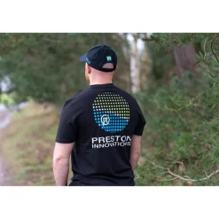 Tee Shirt Manches Courtes Homme Preston Innovations Lightweight Black T-Shirt - Noir