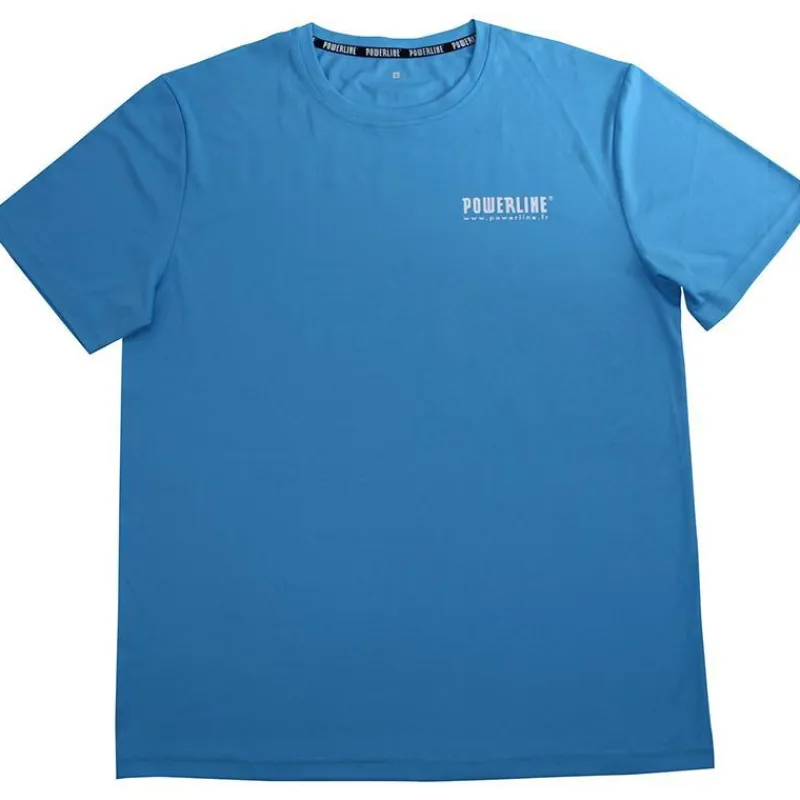 Powerline Tee Shirt Manches Courtes Homme - Bleu * T-Shirts, Polos & Chemises
