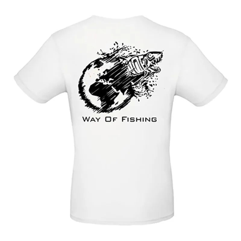 W.O.F. Tee Shirt Manches Courtes Homme Terre - Blanc * T-Shirts, Polos & Chemises