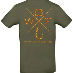 W.O.F. Tee Shirt Manches Courtes Homme Croix - Kaki * T-Shirts, Polos & Chemises