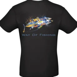 W.O.F. Tee Shirt Manches Courtes Homme Thon - Noir * T-Shirts, Polos & Chemises