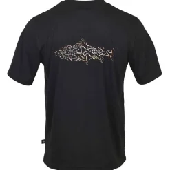 Vision Tee Shirt Manches Courtes Homme Brown Trout - Noir * Anti-Uv