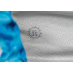 Preston Innovations Tee Shirt Manches Longues Homme Performance Sun Shirt Upf-35 - Blanc/Bleu * T-Shirts, Polos & Chemises