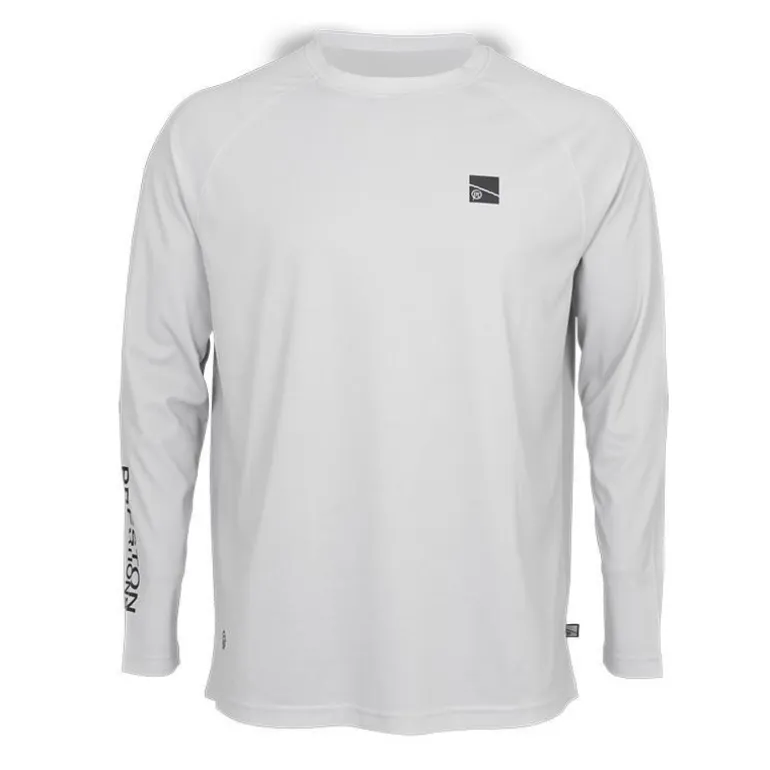 Tee Shirt Manches Longues Homme Preston Innovations Performance Sun Shirt Upf-40 - Gris