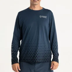 Tee Shirt Manches Longues Homme Adventer & Fishing Bozed Anti Uv - Marine