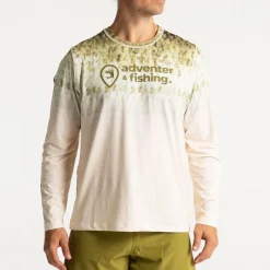 Adventer & Fishing Tee Shirt Manches Longues Homme Bozed Anti Uv - Black Bass * Anti-Uv
