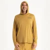 Adventer & Fishing Tee Shirt Manches Longues Homme Golon Anti Uv - Jaune * Anti-Uv