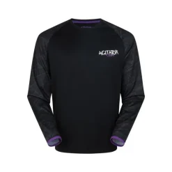 Wychwood Tee Shirt Manches Longues Homme Agitator Jersey Long Sleeve Uv - Noir * Anti-Uv