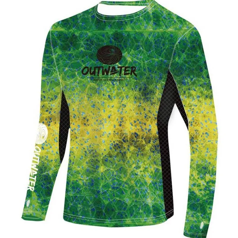 Outwater Tee Shirt Manches Longues Homme Spreks Mahi Mahi * Anti-Uv