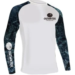 Outwater Tee Shirt Manches Longues Homme Camp One Dark Blue * Anti-Uv