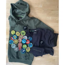 Sur vos traces Tee Shirt Pêche Personnalisable - Noir * Calendriers De L'Avent|Calendriers De L'Avent