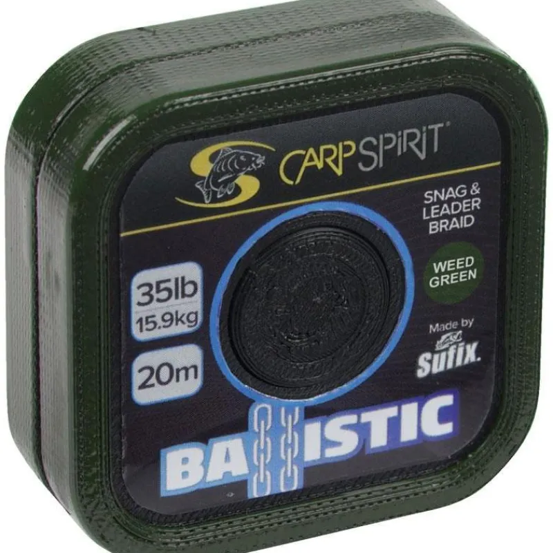 Carp Spirit Tete De Ligne Ballistic Camo Green - 20M * Fils - Tresses Carpe
