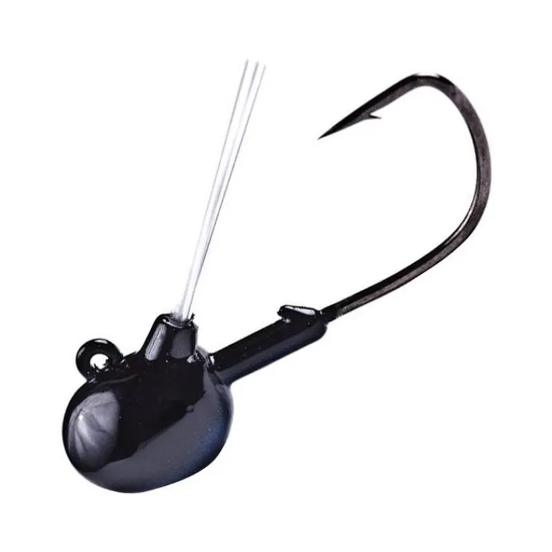 Molix Tete Plombee Racing Jig Head - Noir * Têtes Plombées