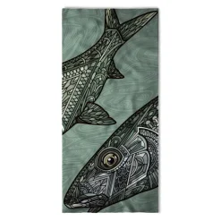 Buff Tour De Cou Andrea Larko Bonefish Sage * Bonnets, Tours De Cou & Gants