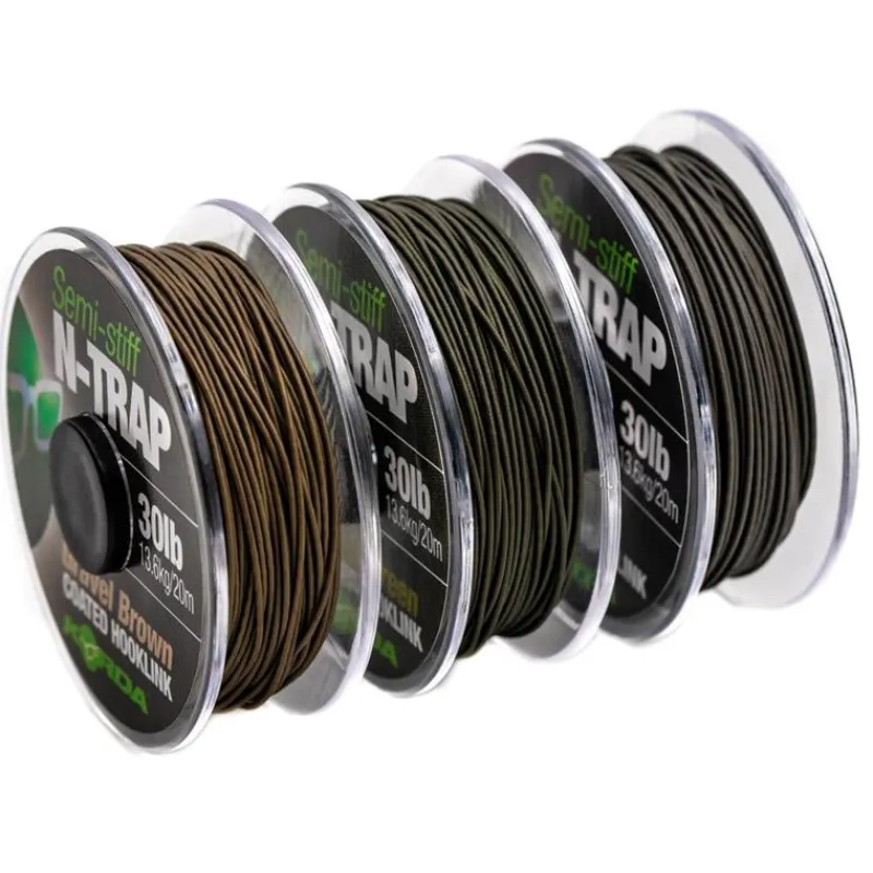 Korda Tresse À Bas De Ligne N-Trap Semi -Stiff - 20M * Montages Carpe