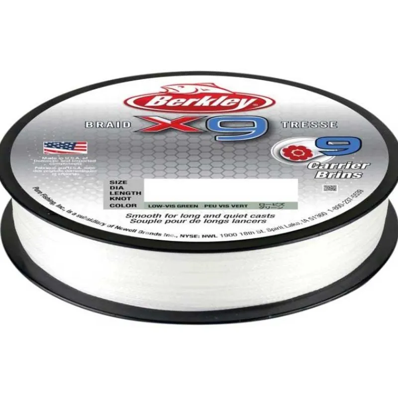 Berkley Tresse X9 Braid Crystal - 300M * Fils - Tresses Silure|Fils - Tresses Carpe